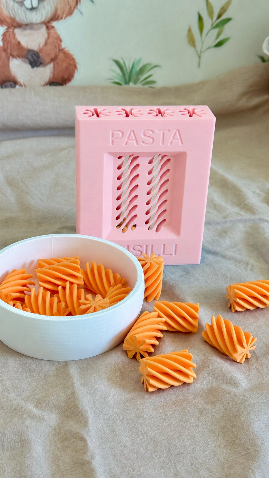 3D Printed Pretend Pasta Play Set